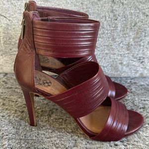 Vince Camuto wine red heels